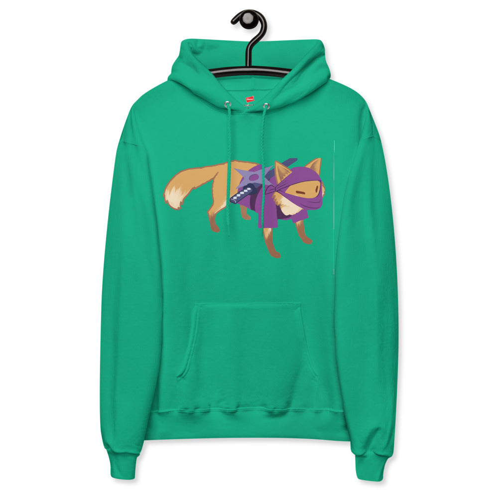 Fox Purple Unisex fleece hoodie