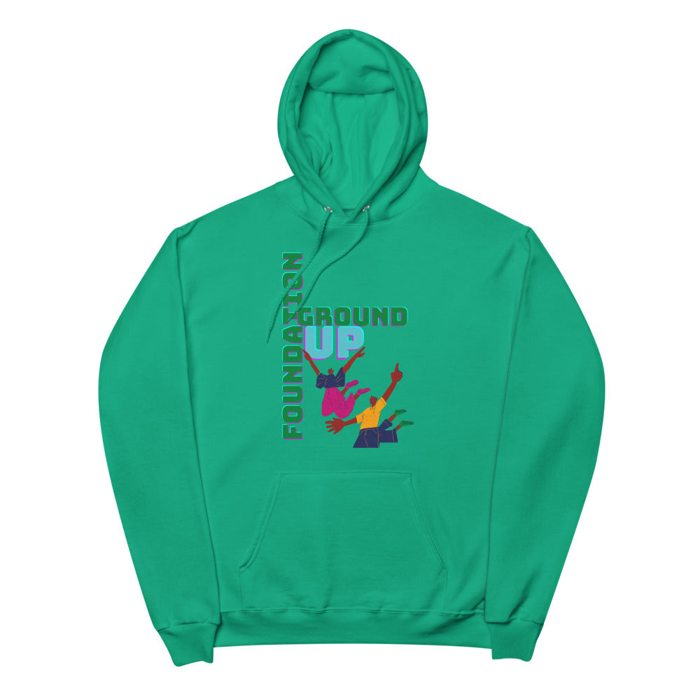 Ground Up Foundation Unisex fleece hoodie