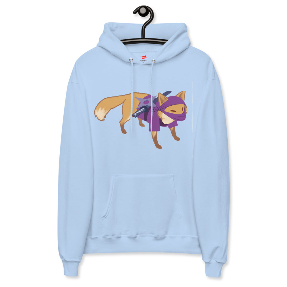 Fox Purple Unisex fleece hoodie