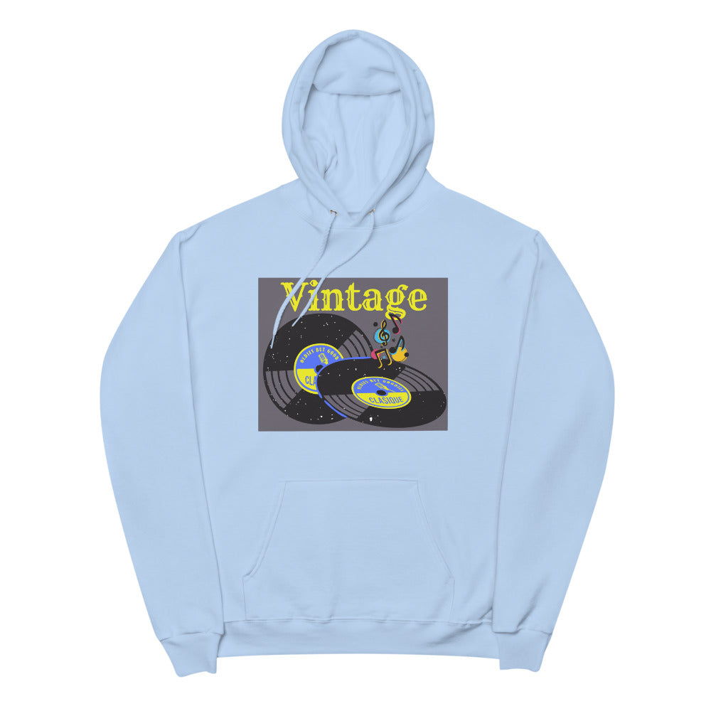 Vintage Unisex fleece hoodie