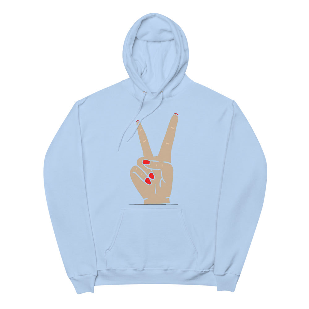 Peace Unisex fleece hoodie