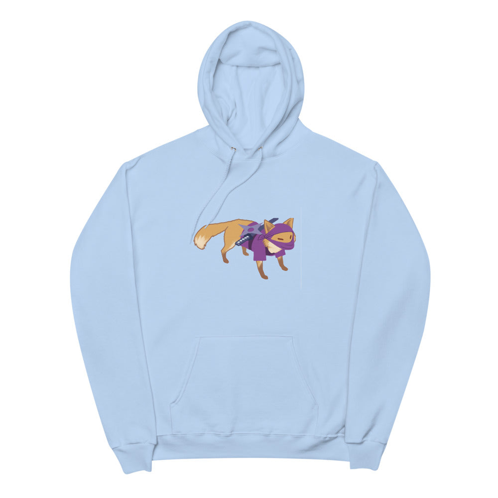 Fox Purple Unisex fleece hoodie