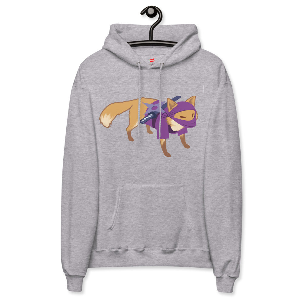 Fox Purple Unisex fleece hoodie
