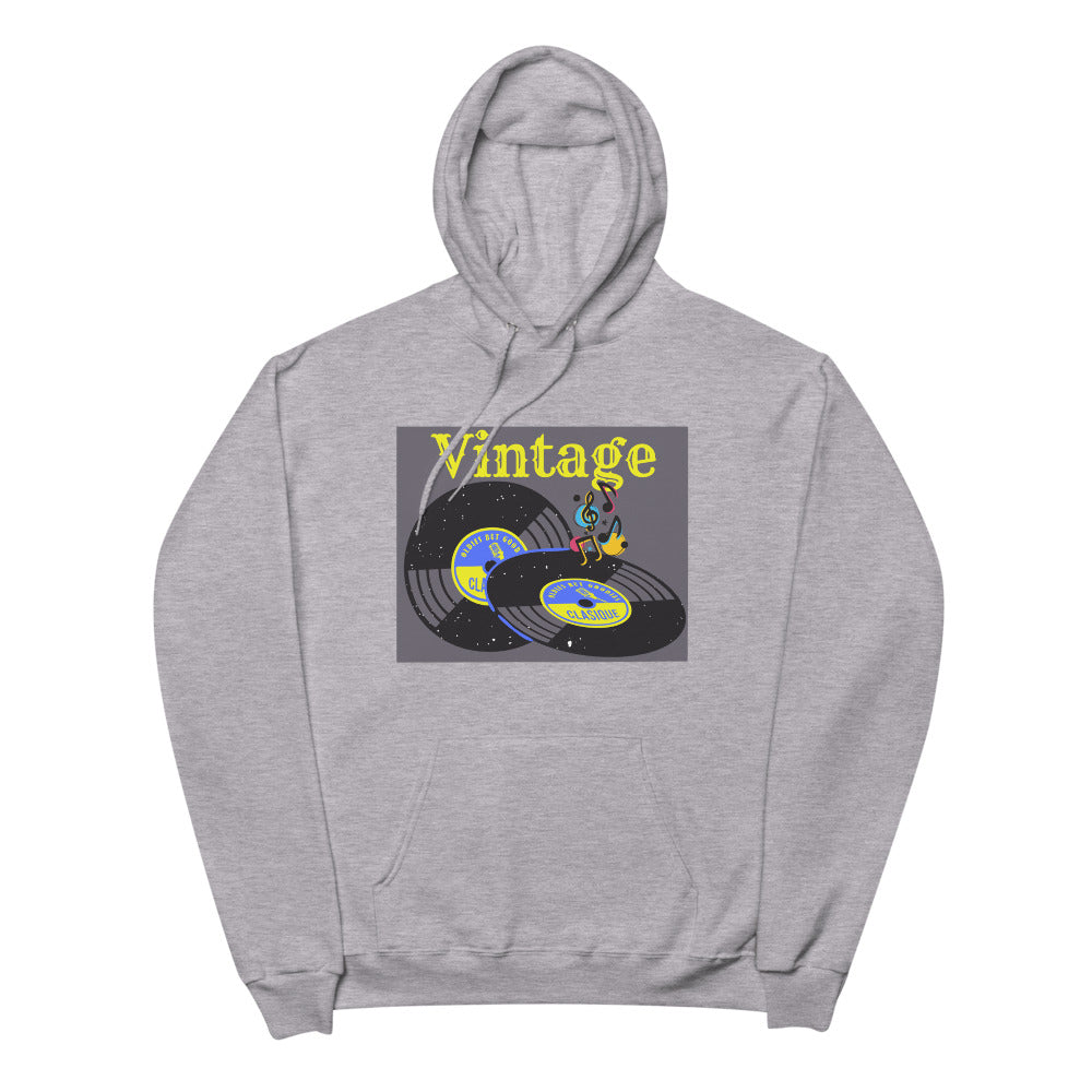 Vintage Unisex fleece hoodie