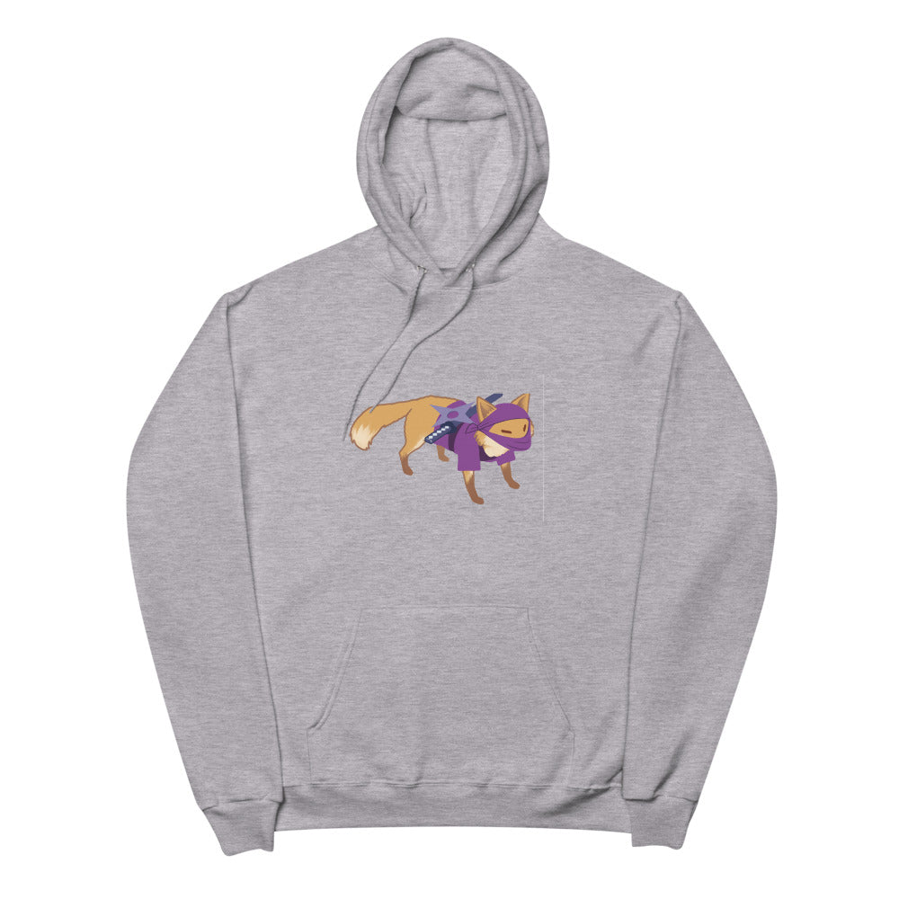 Fox Purple Unisex fleece hoodie