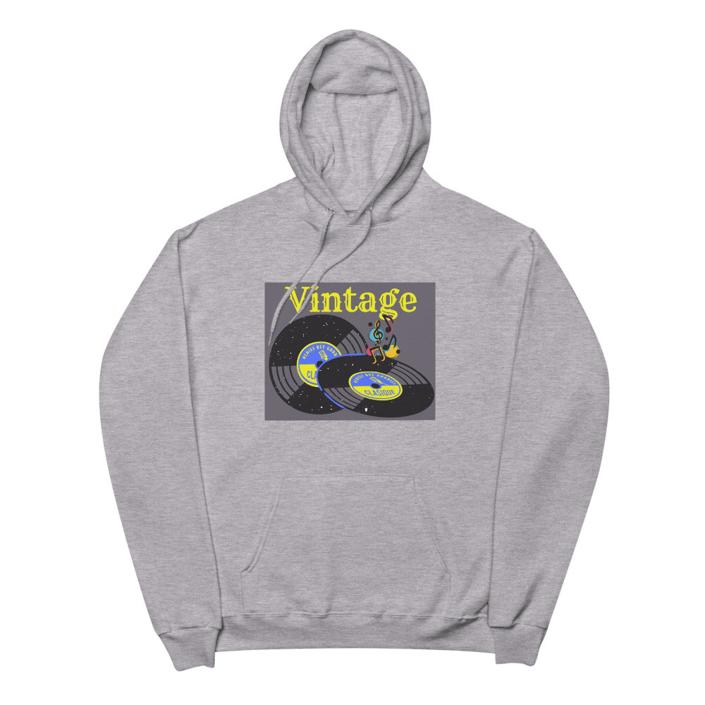 Vintage Unisex fleece hoodie