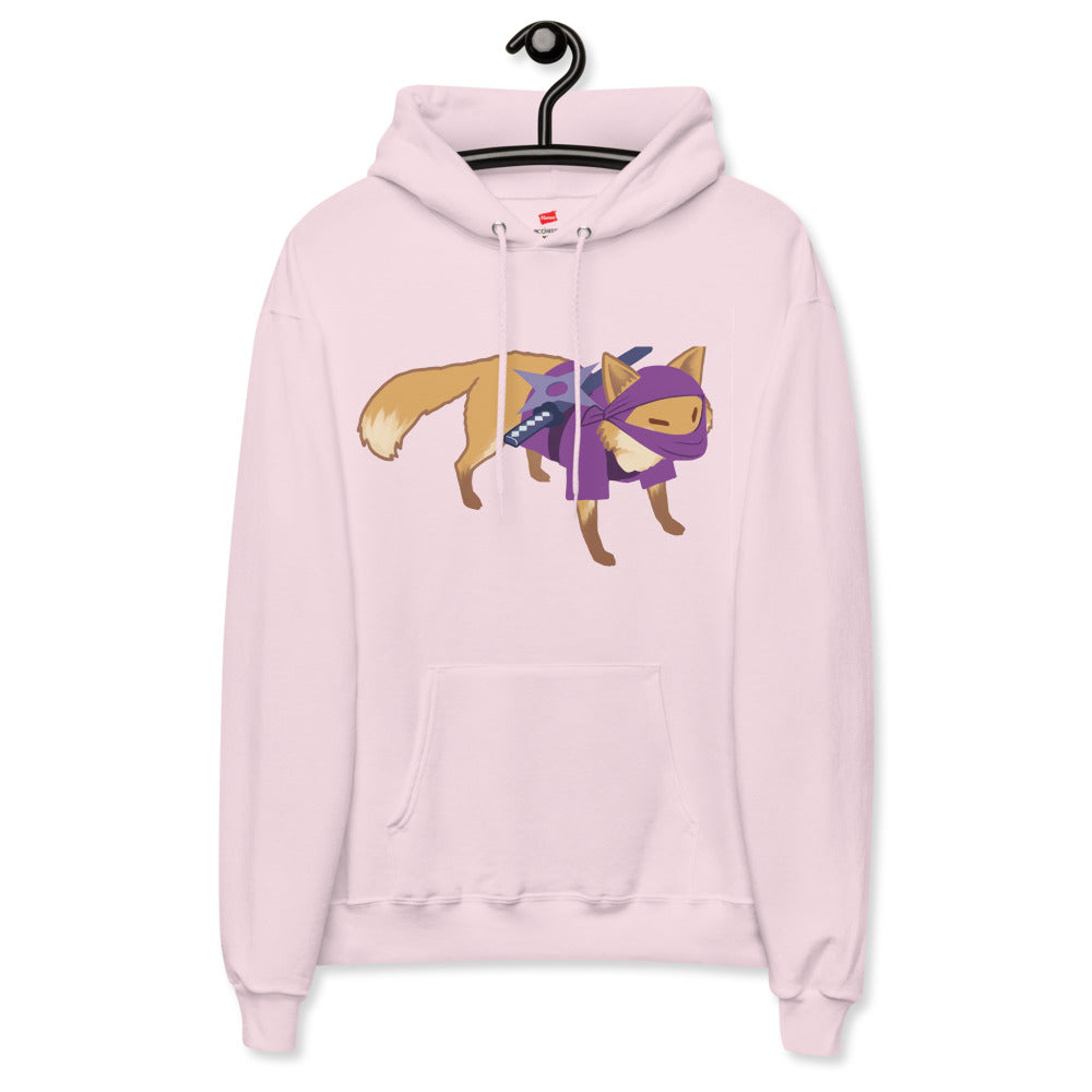 Fox Purple Unisex fleece hoodie