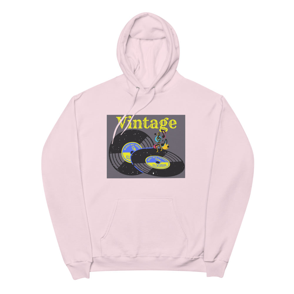 Vintage Unisex fleece hoodie