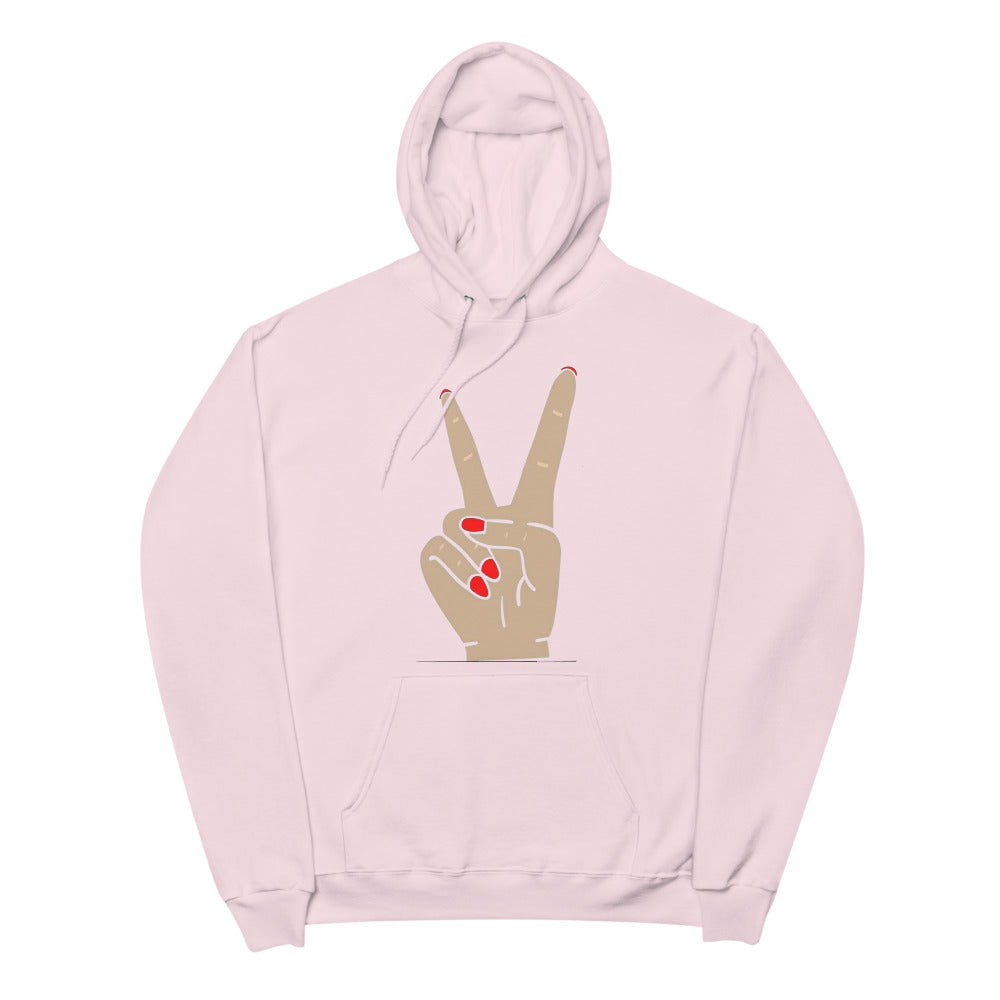 Peace Unisex fleece hoodie