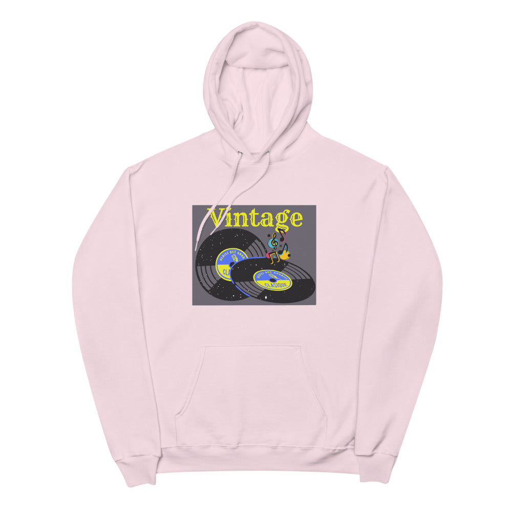 Vintage Unisex fleece hoodie