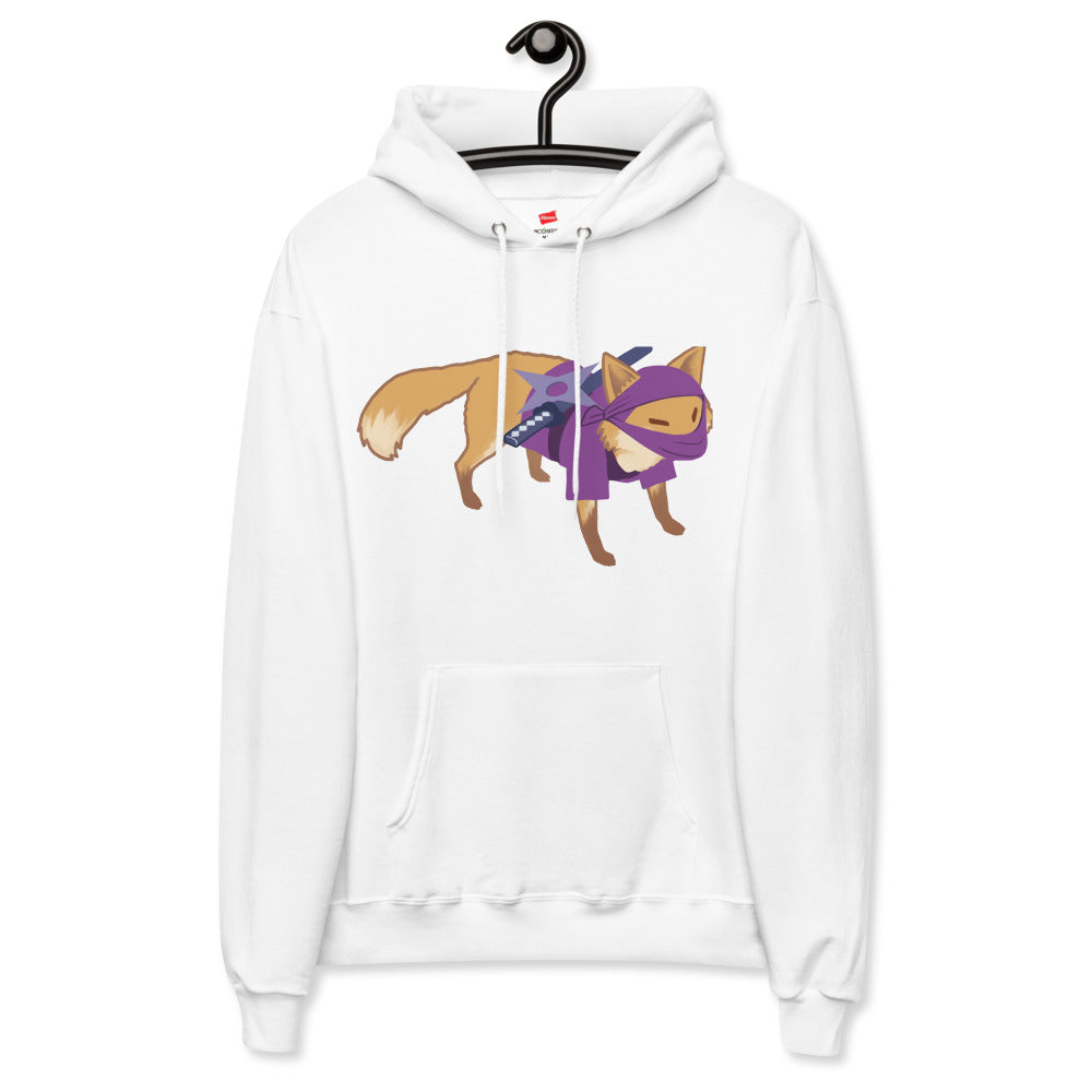 Fox Purple Unisex fleece hoodie