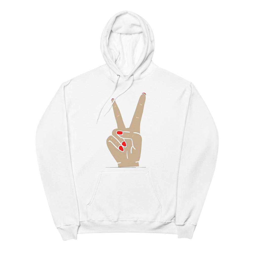 Peace Unisex fleece hoodie
