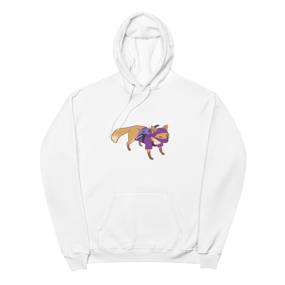 Fox Purple Unisex fleece hoodie