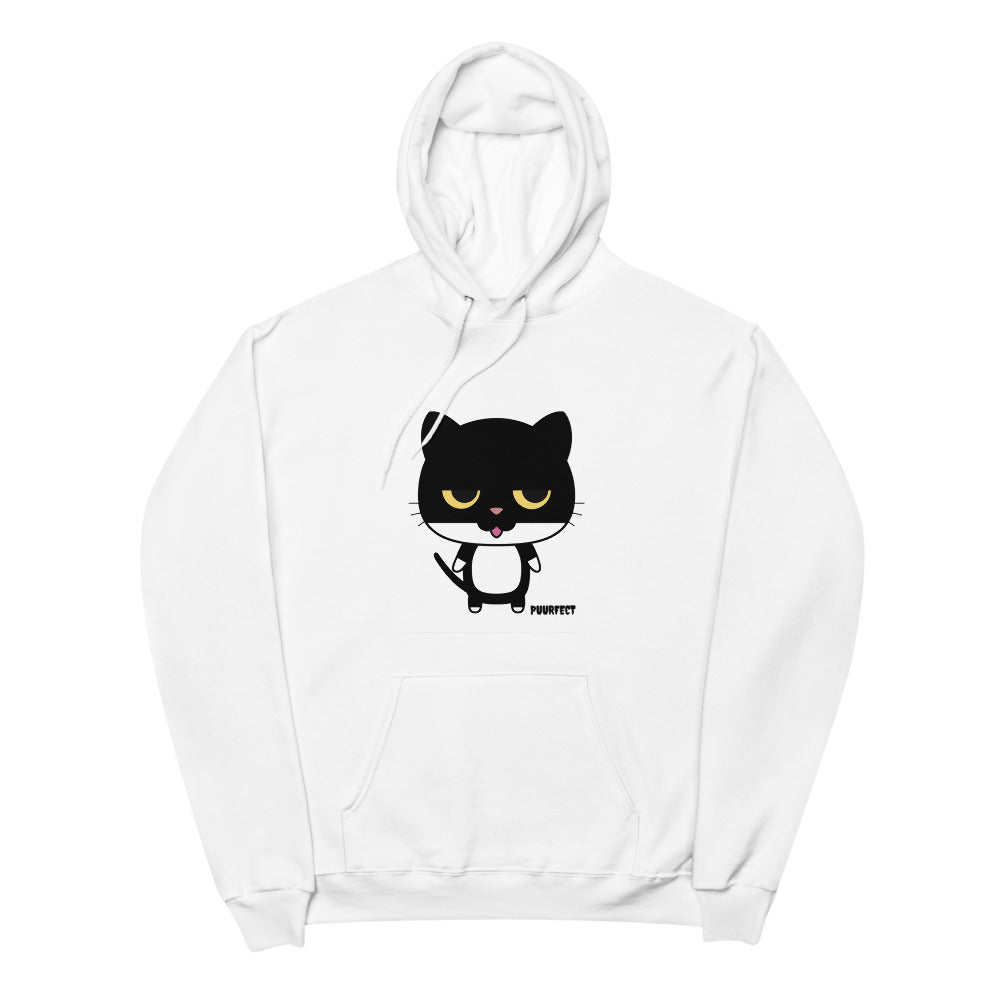Purrfect Unisex fleece hoodie