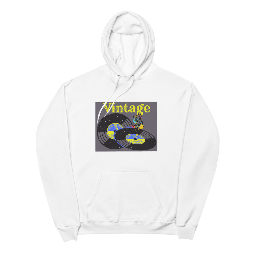 Vintage Unisex fleece hoodie