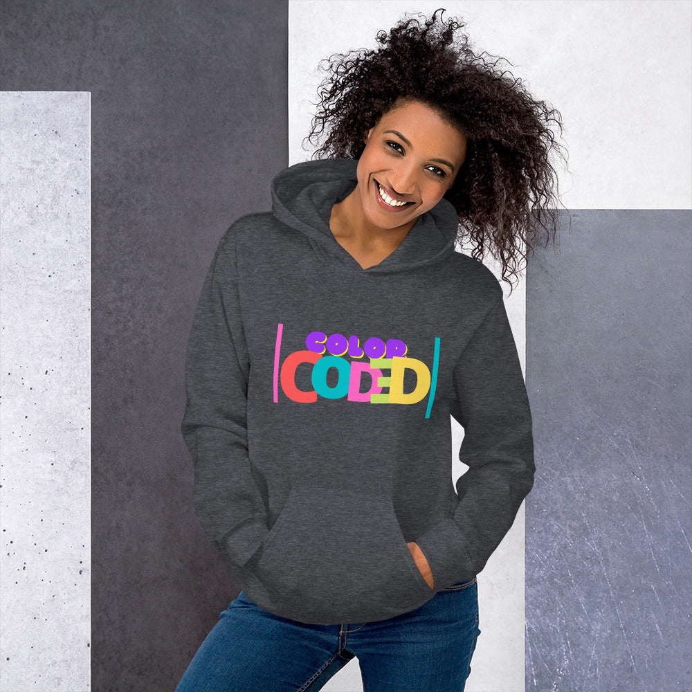 Color Coded 2-Unisex Hoodie by CoTesh