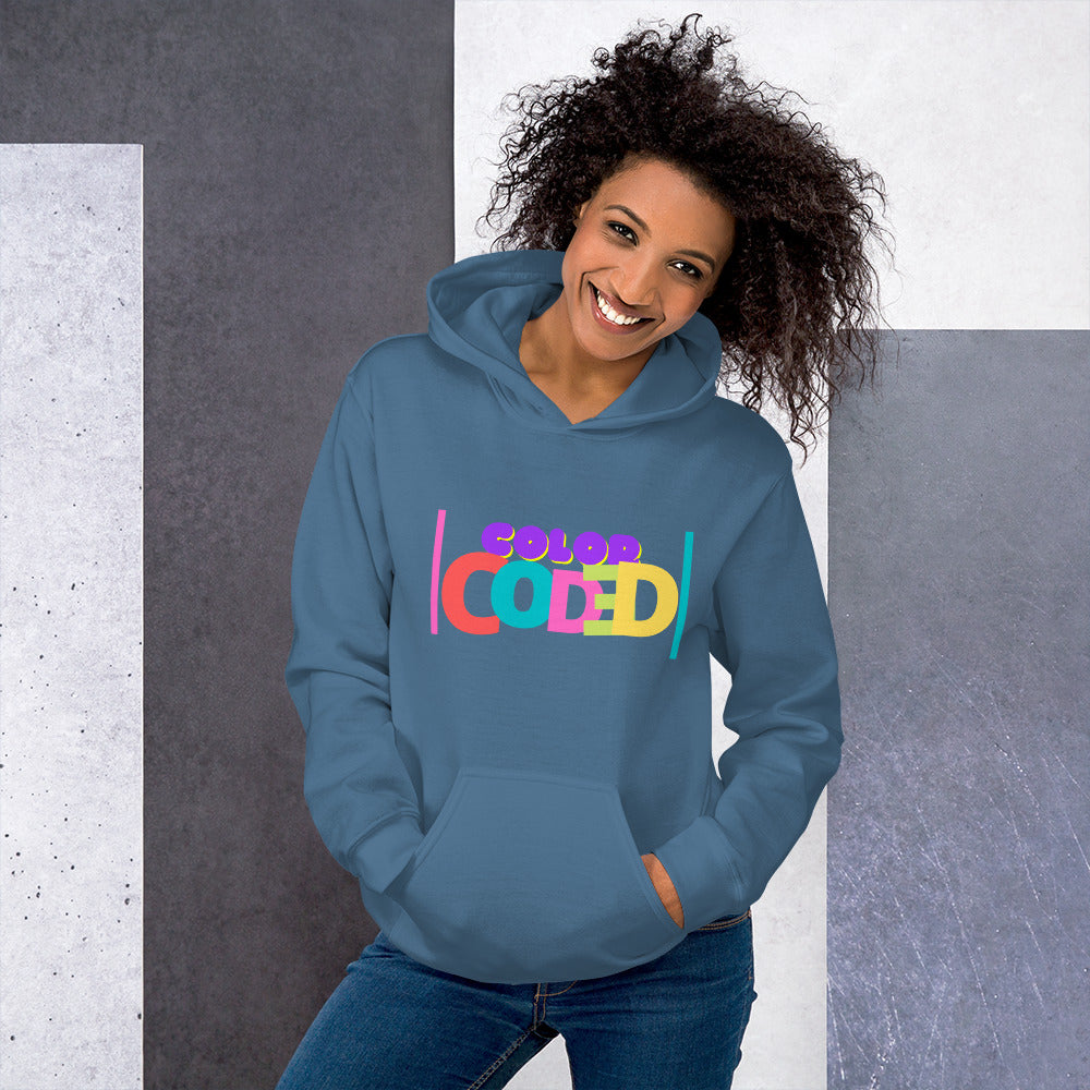 Color Coded 2-Unisex Hoodie by CoTesh
