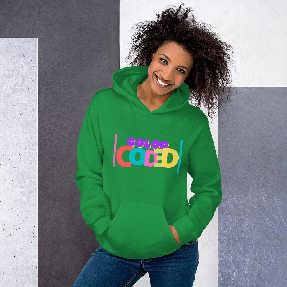 Color Coded 2-Unisex Hoodie by CoTesh