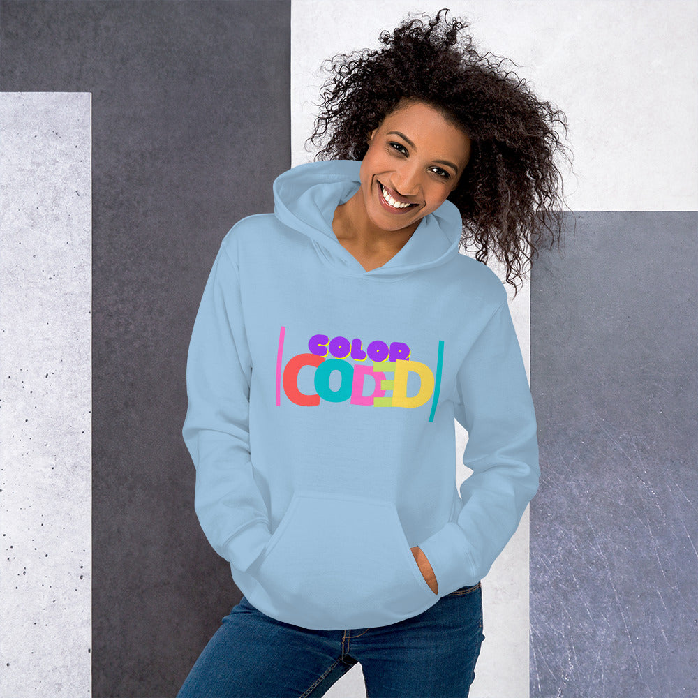 Color Coded 2-Unisex Hoodie by CoTesh