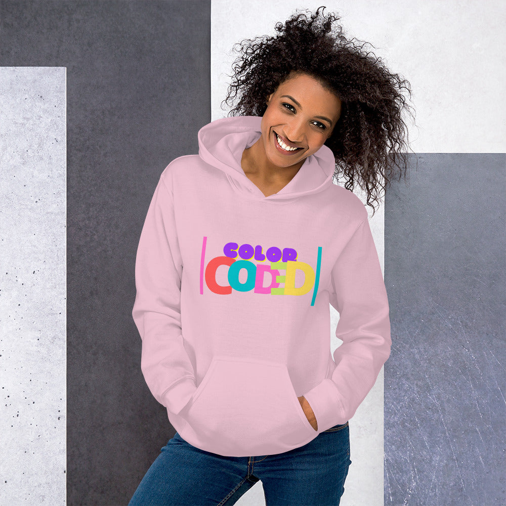 Color Coded 2-Unisex Hoodie by CoTesh