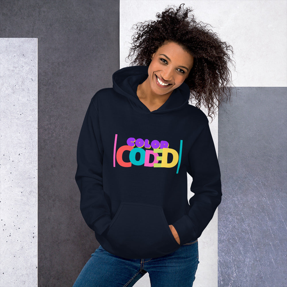 Color Coded 2-Unisex Hoodie by CoTesh