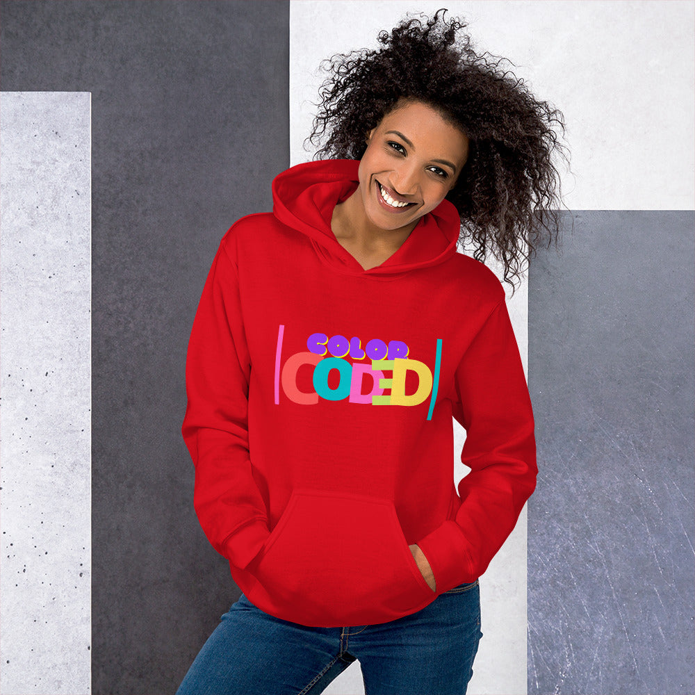 Color Coded 2-Unisex Hoodie by CoTesh