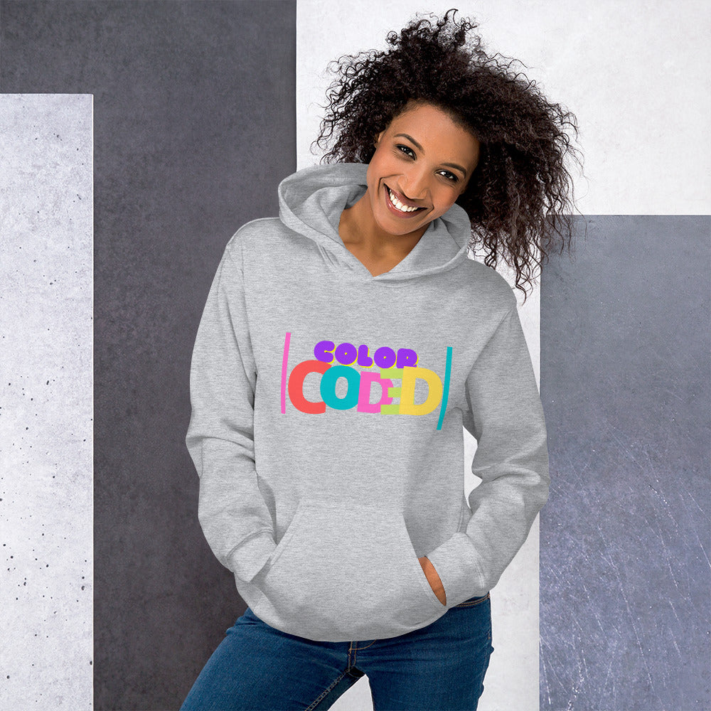 Color Coded 2-Unisex Hoodie by CoTesh
