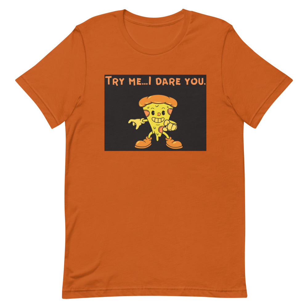 Try me If your dare Purrfect Short-Sleeve Unisex T-Shirt