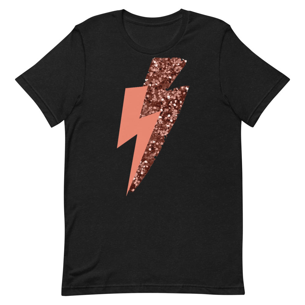 Pink Lightning Short-Sleeve Unisex T-Shirt