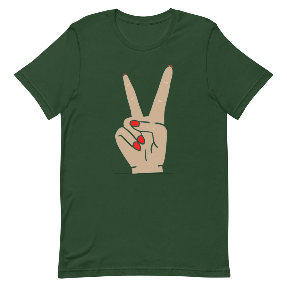 Peace Short-Sleeve Unisex T-Shirt