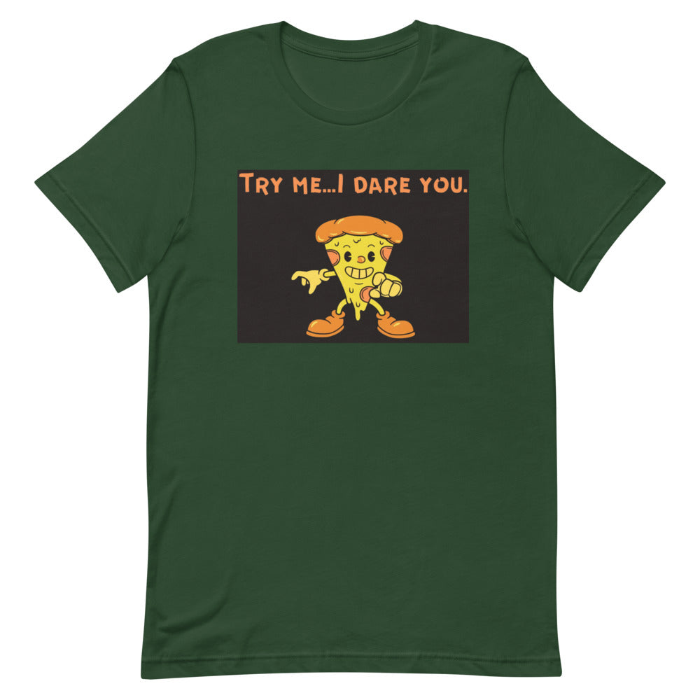 Try me If your dare Purrfect Short-Sleeve Unisex T-Shirt