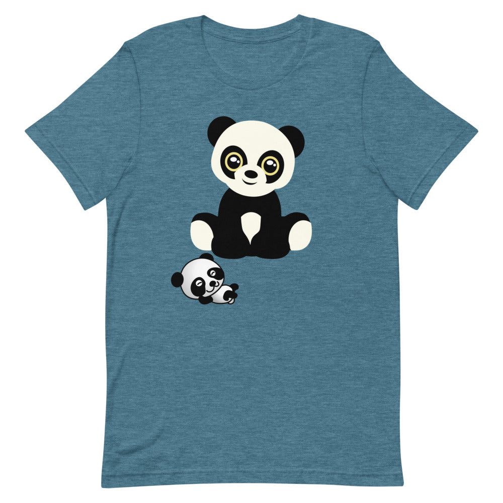 Panda Short-Sleeve Unisex T-Shirt