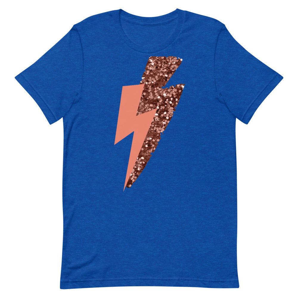 Pink Lightning Short-Sleeve Unisex T-Shirt