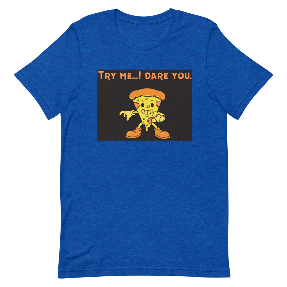 Try me If your dare Purrfect Short-Sleeve Unisex T-Shirt