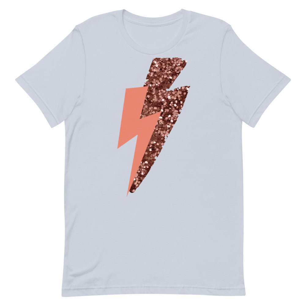 Pink Lightning Short-Sleeve Unisex T-Shirt
