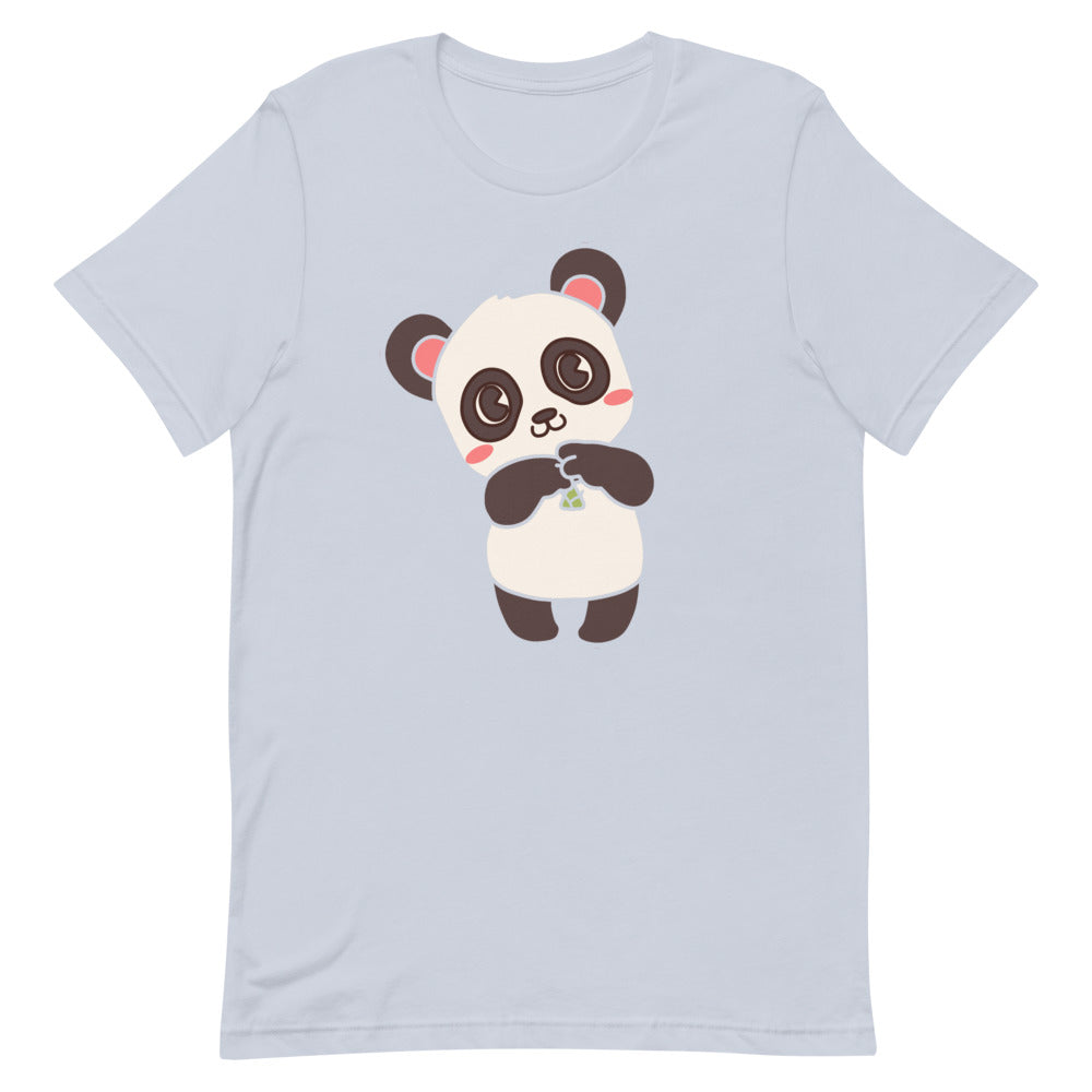 Cute Panda Short-Sleeve Unisex T-Shirt