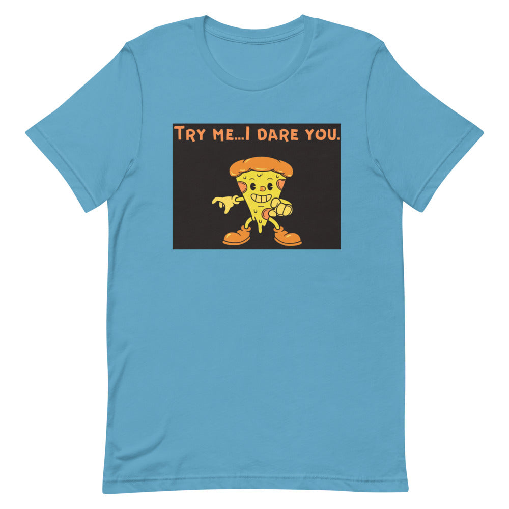 Try me If your dare Purrfect Short-Sleeve Unisex T-Shirt