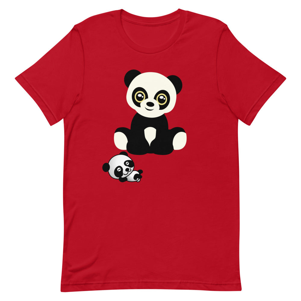 Panda Short-Sleeve Unisex T-Shirt