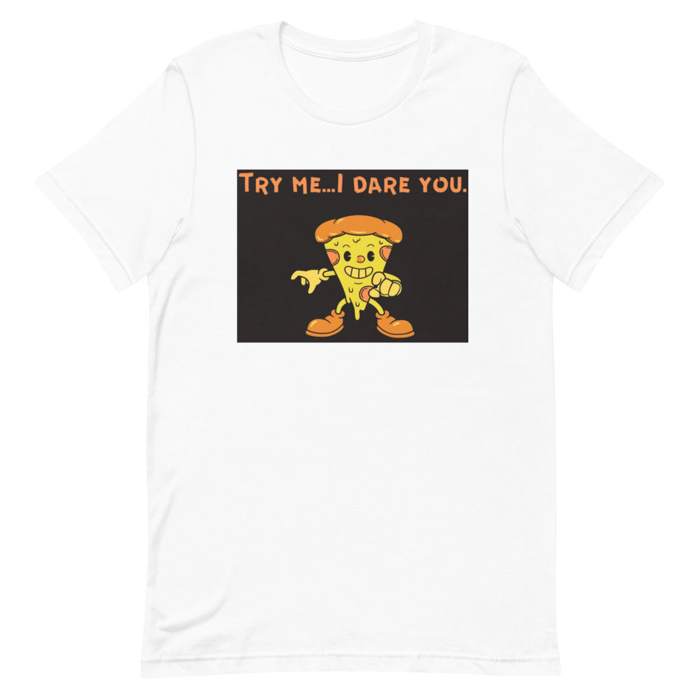 Try me If your dare Purrfect Short-Sleeve Unisex T-Shirt