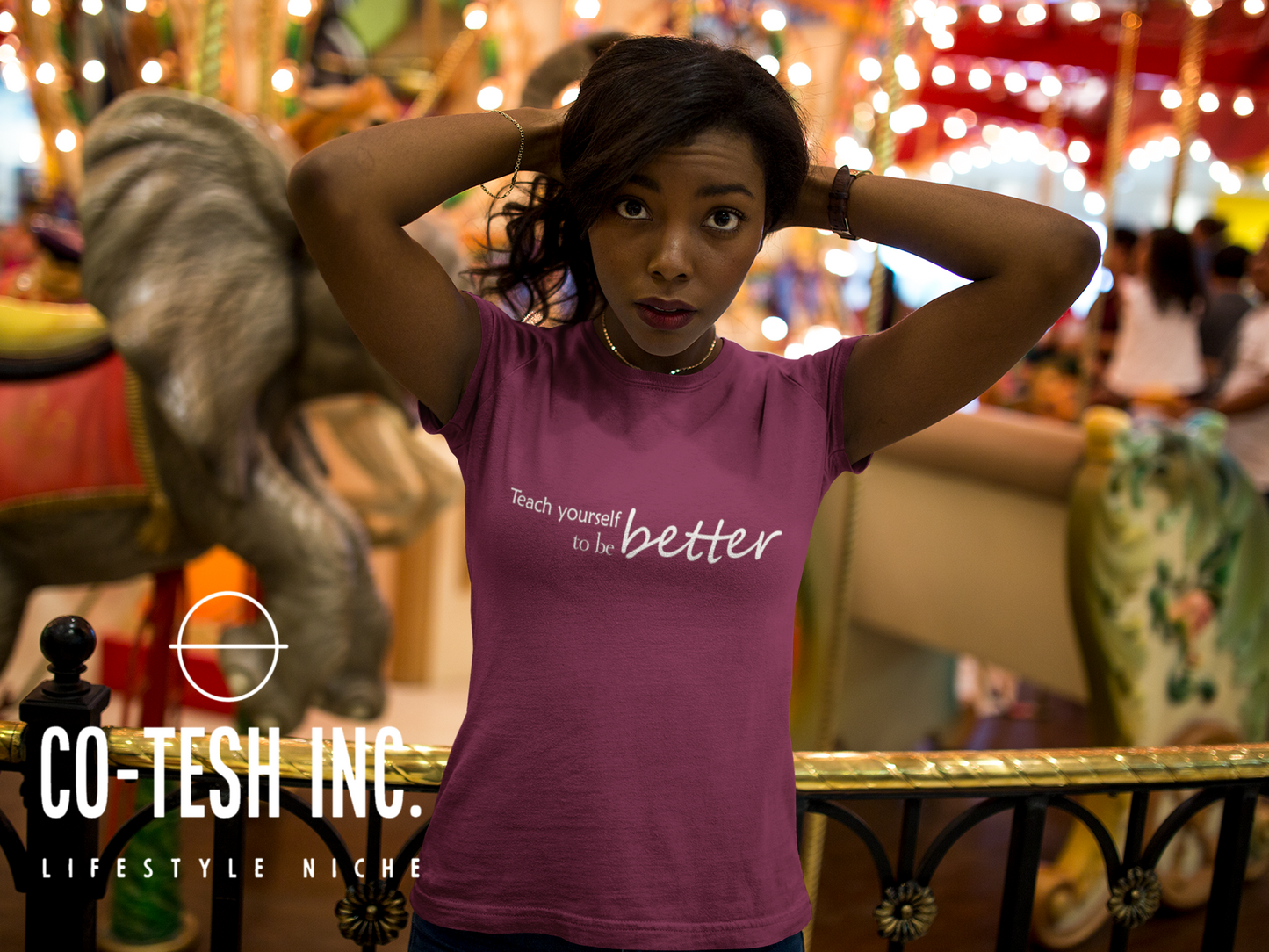 Teach Yourself to Be Better Short-Sleeve Unisex T-Shirt | Expression Tees | Cotesh