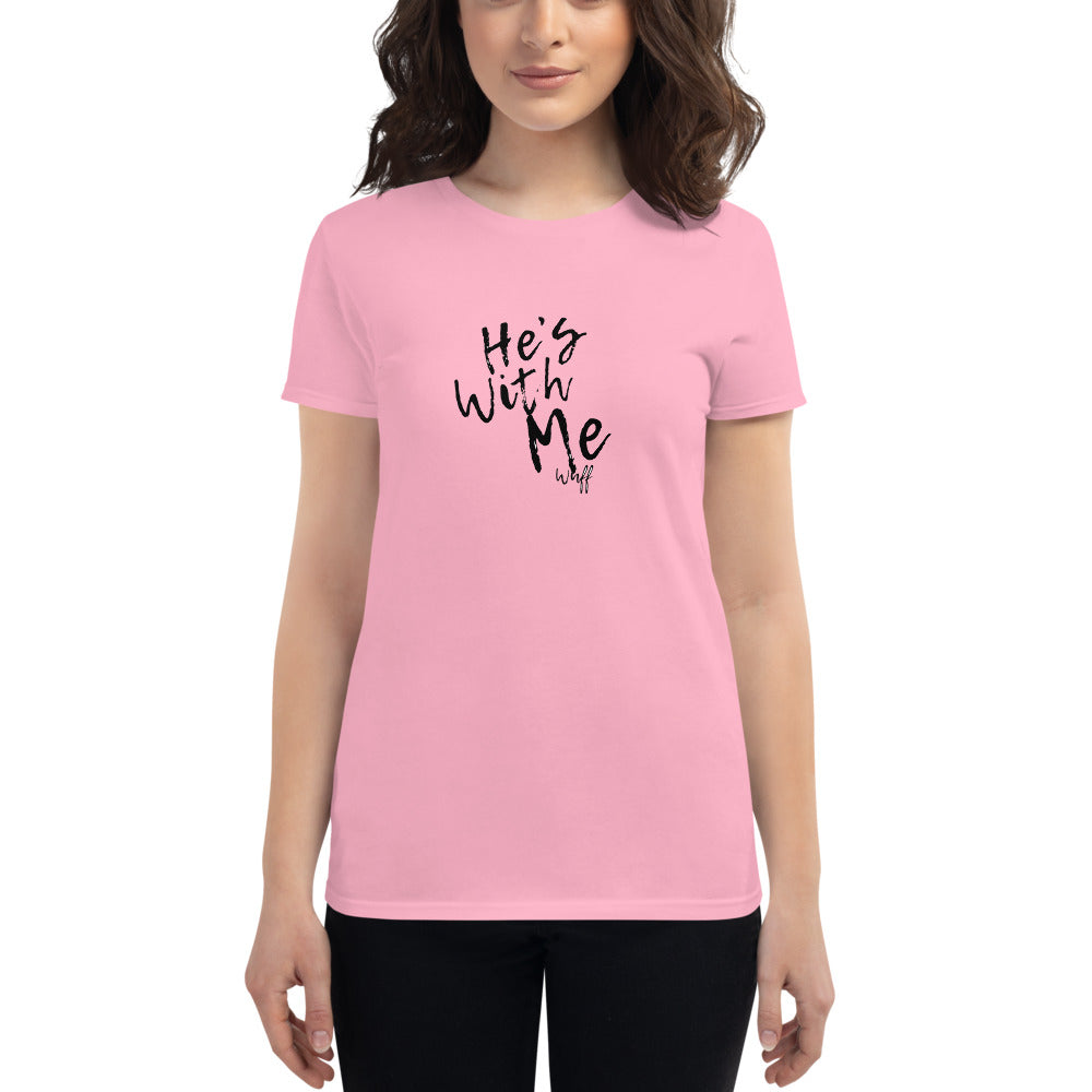 He's With Me-Women's short sleeve t-shirt by Co-Tesh