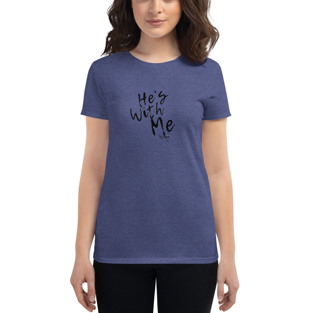 He's With Me-Women's short sleeve t-shirt by Co-Tesh