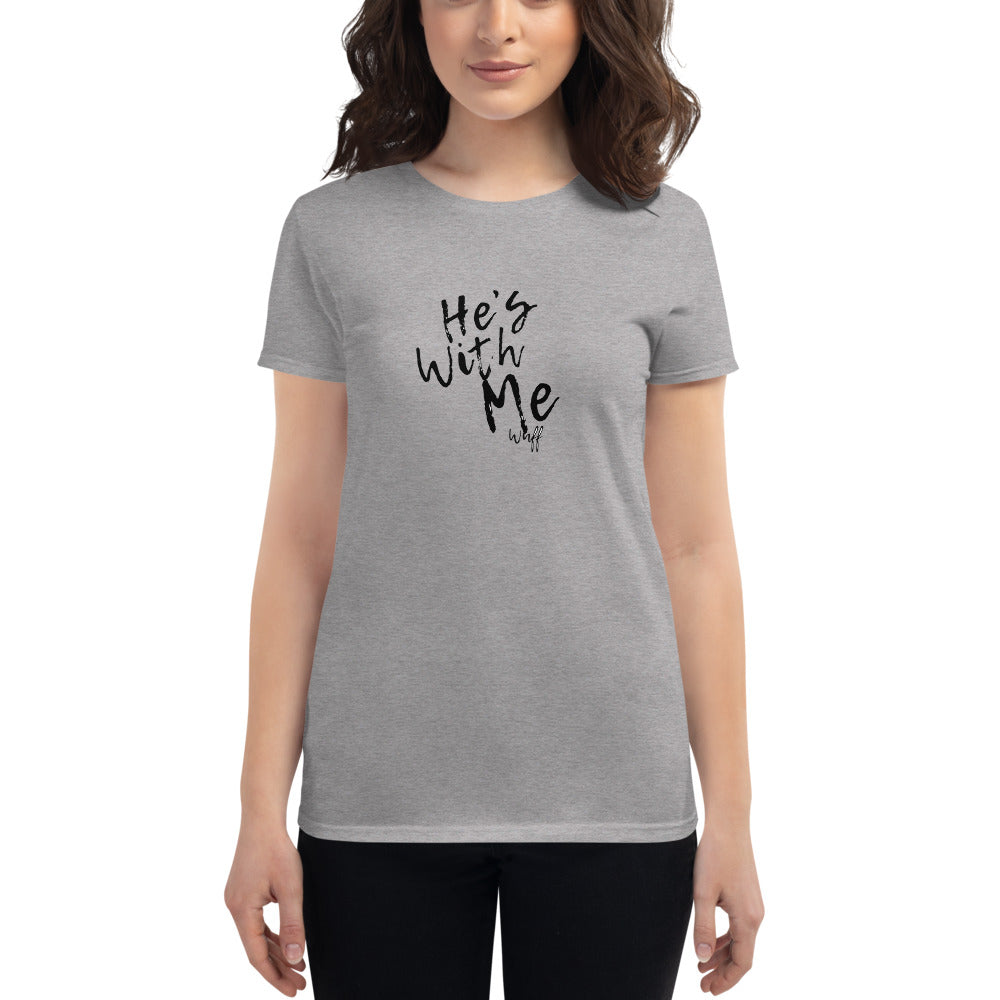 He's With Me-Women's short sleeve t-shirt by Co-Tesh