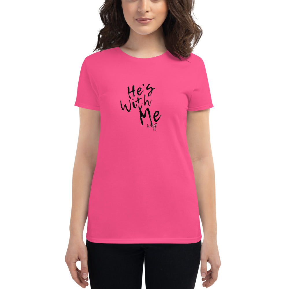 He's With Me-Women's short sleeve t-shirt by Co-Tesh