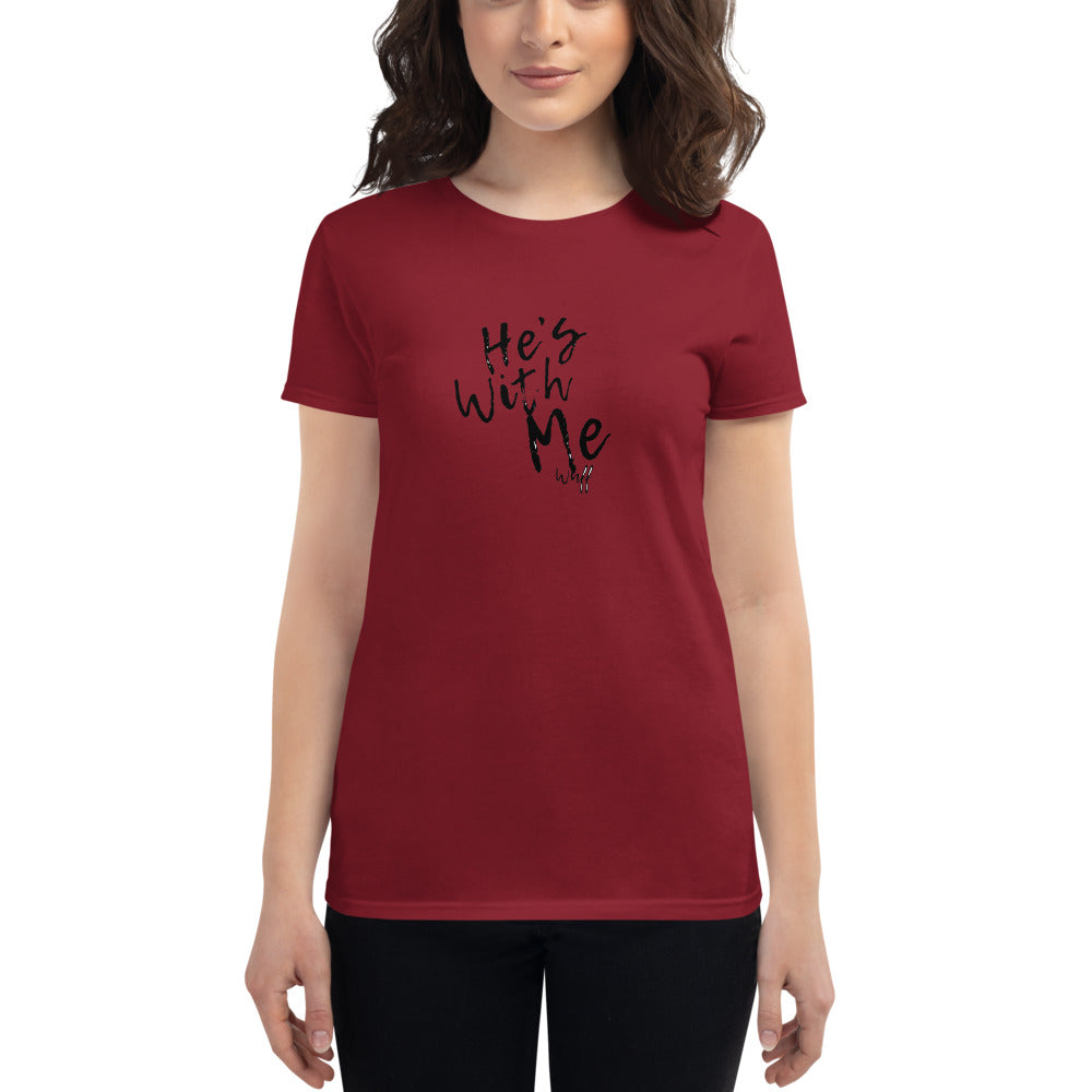 He's With Me-Women's short sleeve t-shirt by Co-Tesh