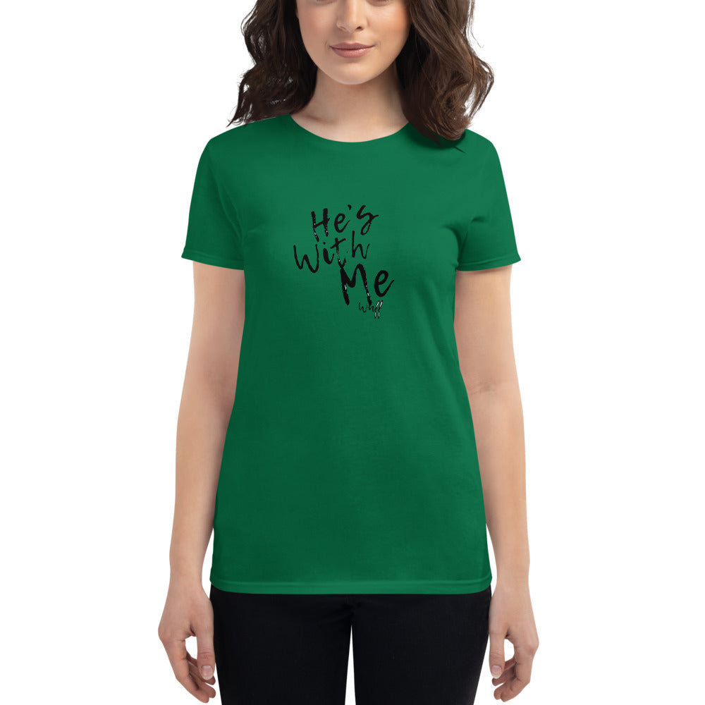 He's With Me-Women's short sleeve t-shirt by Co-Tesh