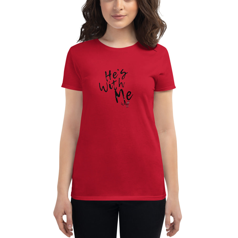 He's With Me-Women's short sleeve t-shirt by Co-Tesh