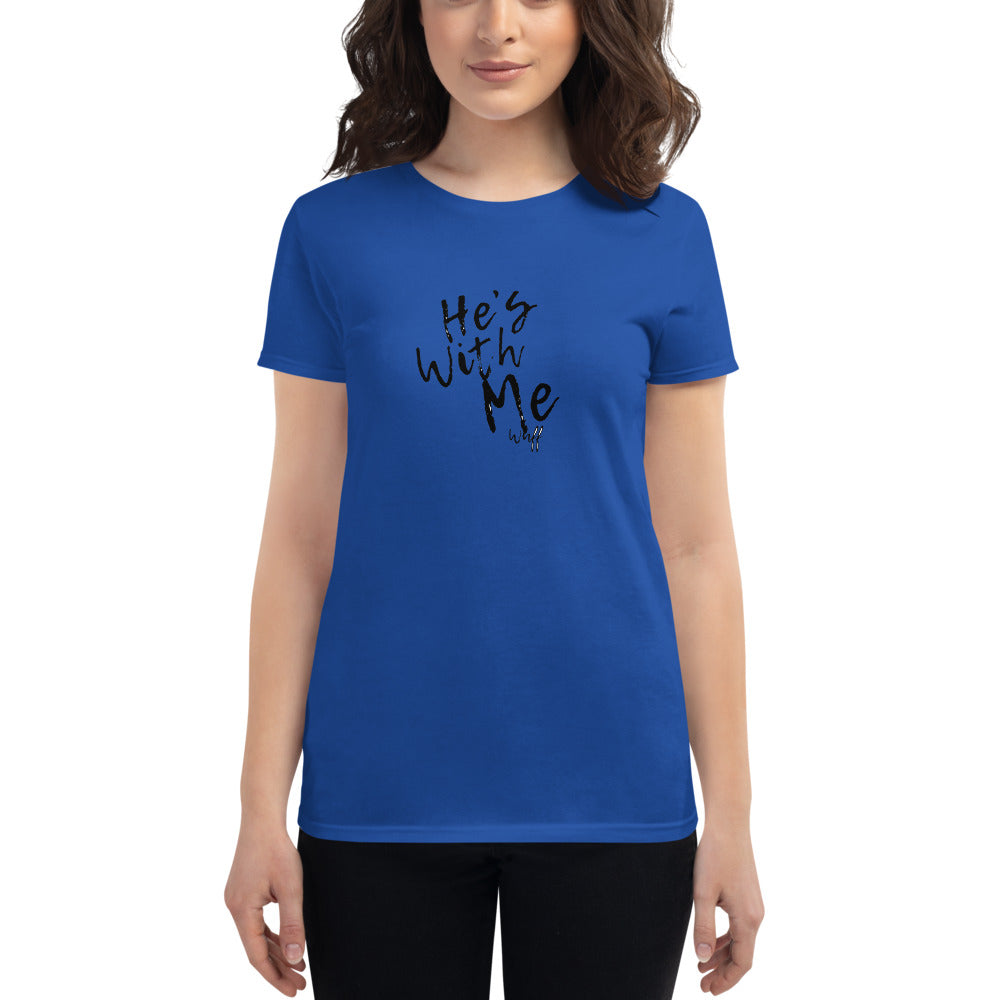 He's With Me-Women's short sleeve t-shirt by Co-Tesh