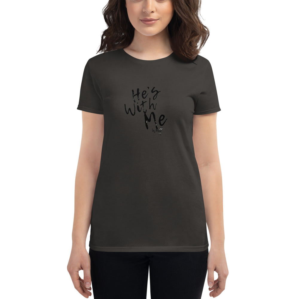 He's With Me-Women's short sleeve t-shirt by Co-Tesh
