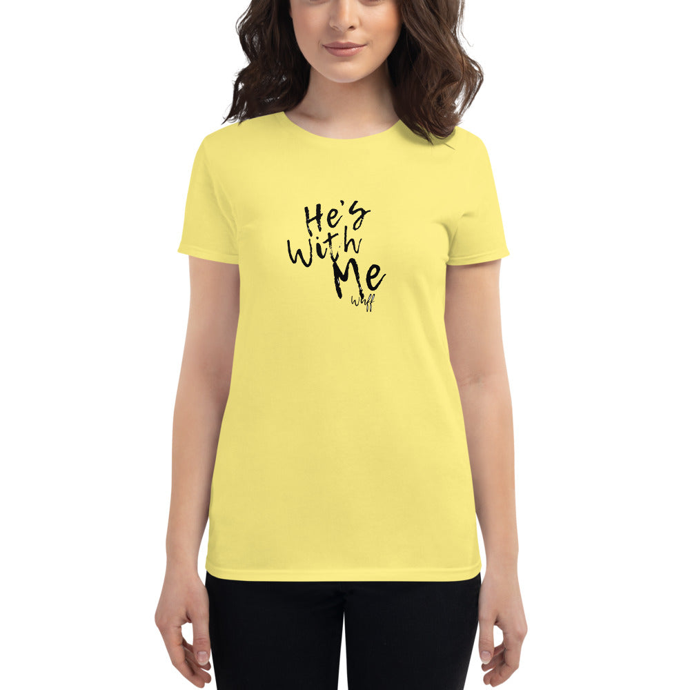He's With Me-Women's short sleeve t-shirt by Co-Tesh